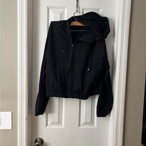 Fabletics Women's Black Hooded Jacket